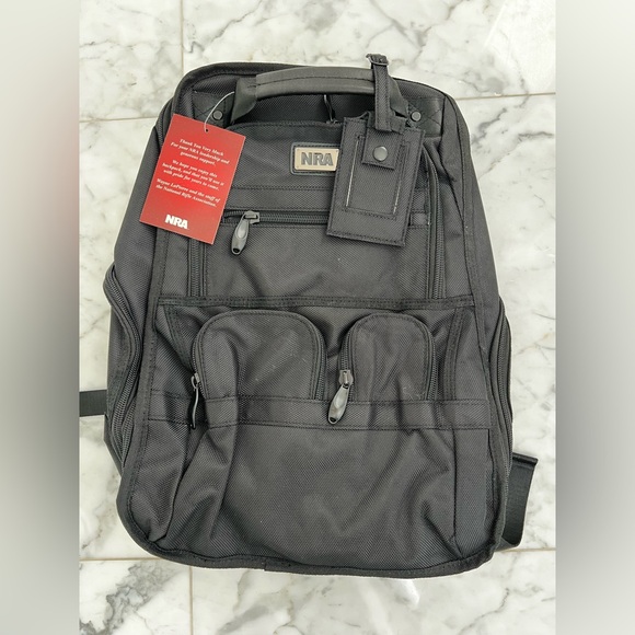NRA Other - NWT NRA Black Travel Backpack